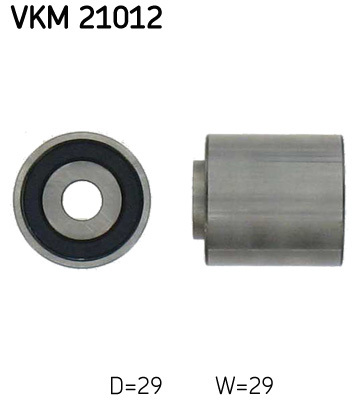rolka prowadząca paska rozrządu VKM 21012 SKF